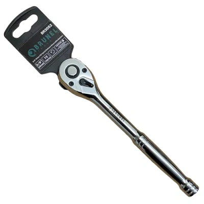 Image of BRUNEL Tools 3/8&quot; Drive 72T Quick Release Reversible Ratchet Socket Wrench BR3052
