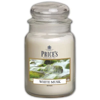 Image of Prices Fragrance Collection White Musk Large Jar Candle