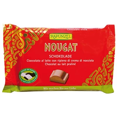 Image of Nougat Chocolate FAIR Trade BIO 100 g RAPUNZEL