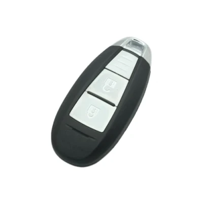 Image of BROVACS Replacement Key Shell + Uncut Blank Emergency Insert Compatible with SUZUKI 2 Button Smart Keyless Entry Remote Case Fob PG581