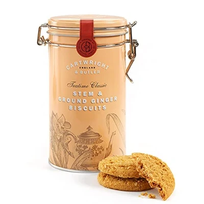 Image of Cartwright &amp; Butler Stem Ginger Biscuits In Tin Easter