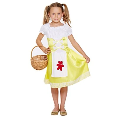 Image of FANCY DRESS CHILD PORRIDGE GIRL LARGE 10 12 YRS