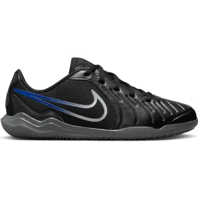 Image of NIKE Legend 10 Club Soccer Shoe, Black Chrome Hyper Royal, 2 UK