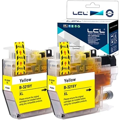 Image of LCL LC3219 LC3217 LC3219XL LC 3219XL LC3219XLY LC3217Y High Yield Ink Cartridge Compatible for Brother MFC J5330DW J5730DW J5335DW J5930DW J6530DW J5335 J6730DW (2 Yellow)