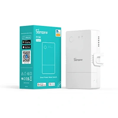 Image of SONOFF Energy Monitor Switch, 16A Smart Real Time Power Watt Kwh Analyzer, Overload Protection Power, Works with Alexa (POW Origin)