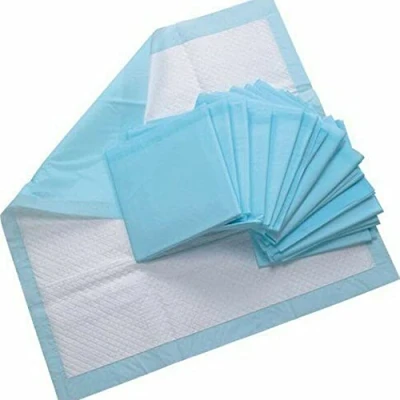 Image of TMZ Heavy Duty Dog Puppy Large Training Wee Pads Pad Floor Toilet Mats, Blue, 60 X 45cm