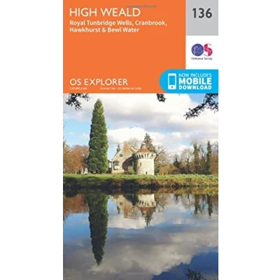 Image of Explorer 136 High Weald Map With Digital Version