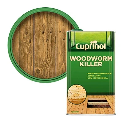 Image of Cuprinol CUPWW5L 5 Litre Low Odour Woodworm Killer Natural