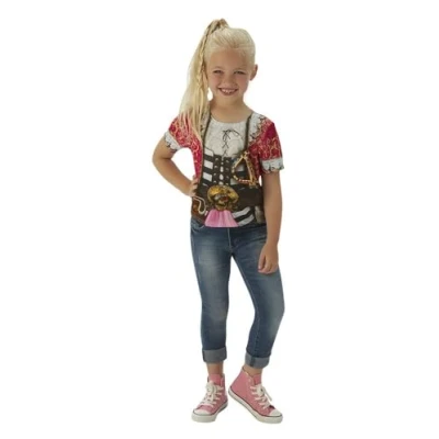 Image of Rubie&#039;s 630696S Official Pirate Girl T Shirt Book Week Costume, Kid&#039;s, Small (3 4 Years) Halloween