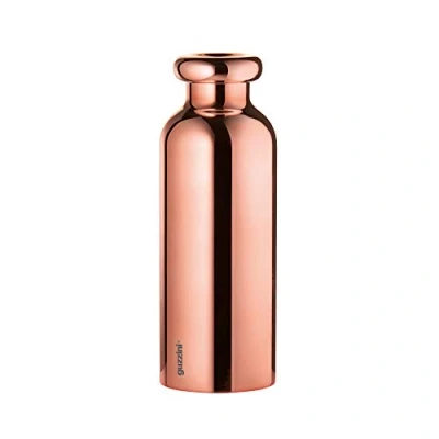 Image of Guzzini Travel Thermal Bottle, Stainless Steel, Gold, 0
