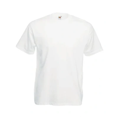 Image of FRUIT of THE LOOM Men&#039;s Valueweight Tee 5 Pack T Shirt, White (White 0_White(White), L (Pack 5)