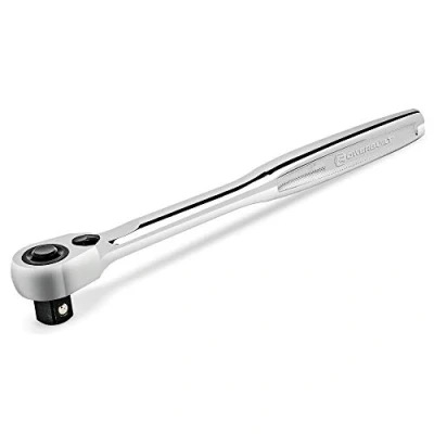Image of Powerbuilt 649969 3/8&quot; Dr. Pro Ratchet with Contour, 1 Pack