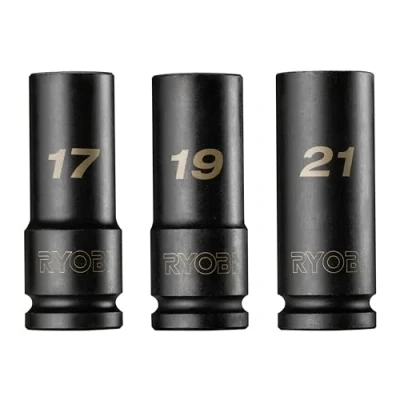 Image of RYOBI RHDIS3PC Deep Well Impact Socket Set (3 Piece)