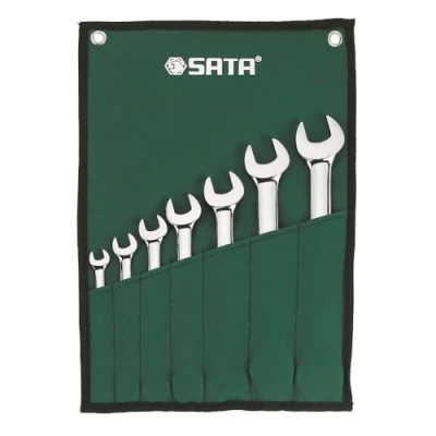 Image of SATA ST09070SJ 7 Pieces Metric Combination Wrench/Spanner Set