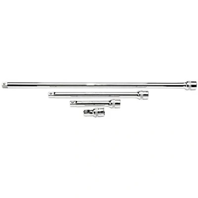 Image of Draper Extension Bar Set, 1/2&quot; Sq. Dr., Polished Chrome (4 Piece)