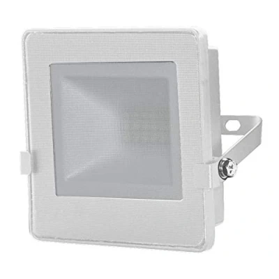 Image of Luceco LED Eco Slimline Floodlight, 10 Watts, White