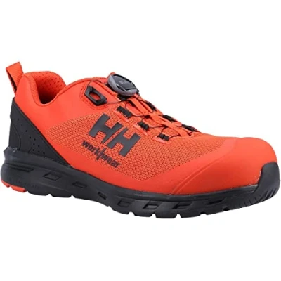 Image of Helly Hansen Chelsea Evolution Aluminium Toe Safety Shoes Unisex Dark Orange UK Size 10.5