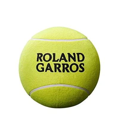 Image of Wilson Unisex Adult Roland Garros Mini Tennis Ball, Yellow, Jumbo