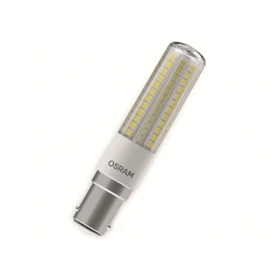 Image of OSRAM LED Star special T SLIM, slim lamp, B15d base, Warm white (2700K), replacement for conventional 60W bulb, 1 pack