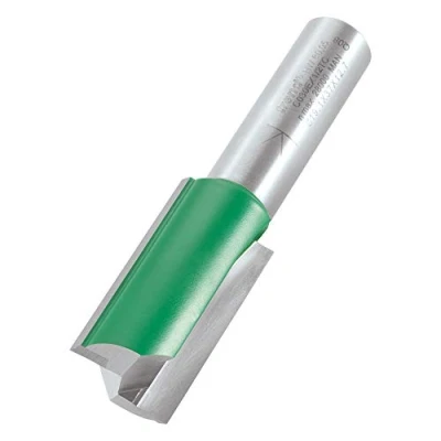 Image of Trend CraftPro Straight Two Flute Router Cutter Bit, 1/2 Inch Shank, 19.1mm Cut Diameter &amp; 37mm Length, Tungsten Carbide Tipped, C030EX1/2TC