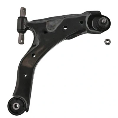 Image of 545012F000, 545012F001, 545012F501 Suspension Arm FEBI BILSTEIN 41780 with ball joint, bearing(s) Front Axle Right Control Sheet Steel 17mm