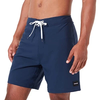 Image of Hurley Men&#039;s Phantom O&amp;o Solid 18 Inch Board Shorts, Obsidian, 48 (EU)