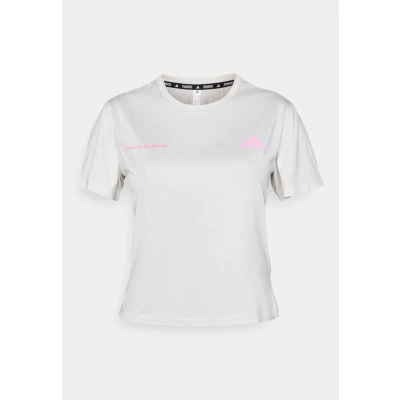 Image of adidas Women&#039;s Own The Run Melange T Shirt, Orbit Grey Mel, XXS