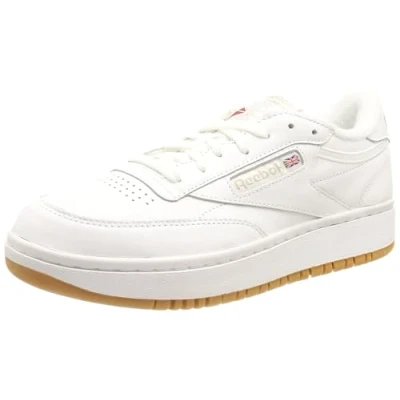 Image of Reebok Classic CLUB C Double Trainers, Women&#039;s, Size: 6.5, White Leather