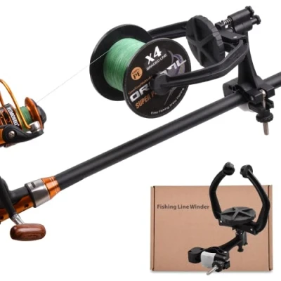 Image of Fishing Line Winder Spooler Machine Portable Spooling Station System Spinning Reel Baitcaster Equipment Tool