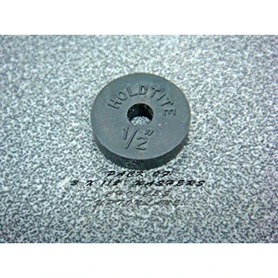 Image of AK RUBBER REPLACEMENT FLAT TAP WASHERS FOR SINK BATH BASIN TAPS VARIOUS SIZES &amp; PACKS (PACK OF 3 X 1/2&quot;)