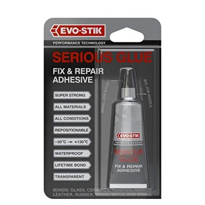 Image of Evo Stik 663565 Serious Super Glue Adhesive 33g Tube Pack of 6