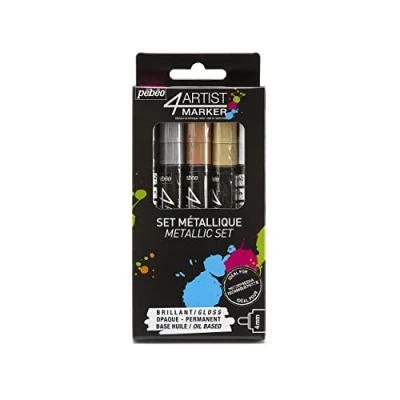 Image of 4ARTIST 580892 PEBEO Marker Set, Metal 4mm