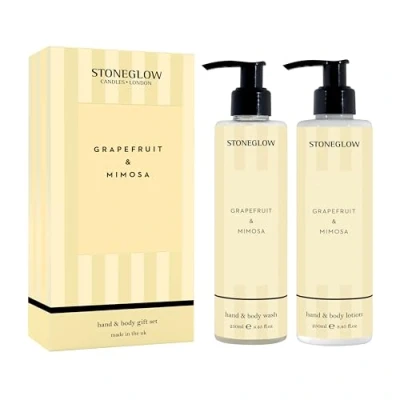 Image of Stoneglow Modern Classics Grapefruit &amp; Mimosa Gift Set ( Scented Hand Body Wash and Lotion)