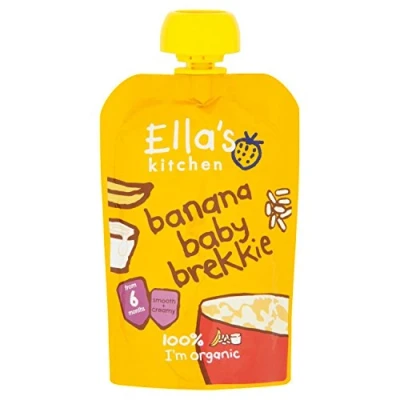 Image of Ella&#039;s Kitchen Stage 1 Baby Brekkie Banana (Pack of 6)