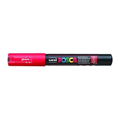 Image of Posca UNI BALL MARKER PEN PC 1M RED SINGLE