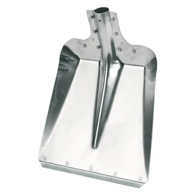 Image of Kerbl Aluminium Shovel Size 7 (Width 32 cm, Garden Shovel/Stable Shovel, Made of Aluminium, with Galvanised Bumper Edge, Snow without Handle) 2970