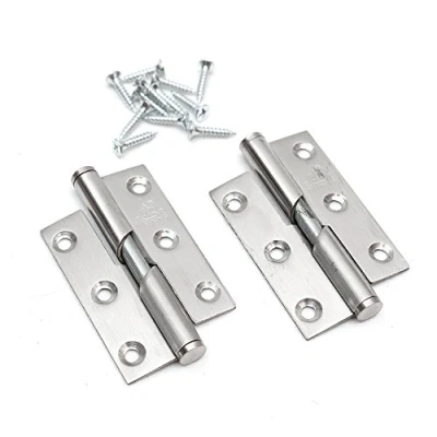 Image of Pair of 3&quot;/76mm Rising Butt Lift Off Door Hinge Stainless Steel Right Handed