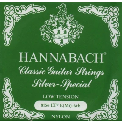 Image of Hannabach 652516 Series 815 Low Tension Silver Special Single E6 String for Classic Guitar