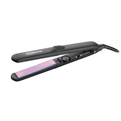 Image of Gamma Più Professional Hair Straightener Rainbow. Long Smooth Effect. Iron. Eliminates Electrostaticity. Locking Button Closure. Adjustable Temperatures. Electronic Rapid Heating. Italian socket