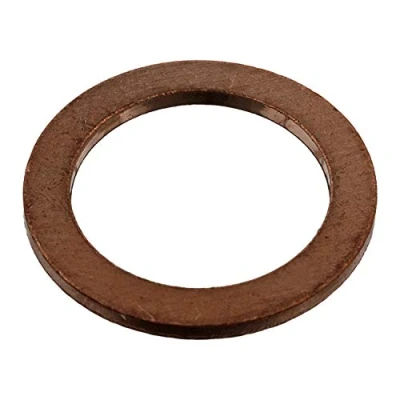 Image of 07119963226, 07119963242 Oil Drain Plug Gasket FEBI BILSTEIN 07215 Copper MERCEDES BENZ: SLK, W123 Saloon, CLK Coupe, VOLKSWAGEN: Polo II Coupe