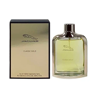 Image of Jaguar Classic Gold Eau De Toilette Spray 100ml/3.4oz