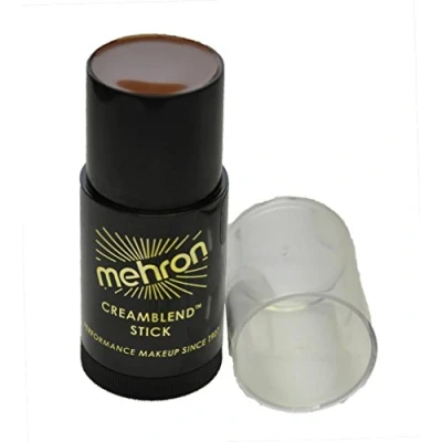 Image of Mehron Makeup CreamBlend Stick Face Paint, Body &amp; Foundation Cream Paint .75 oz (21 g) (Silver)