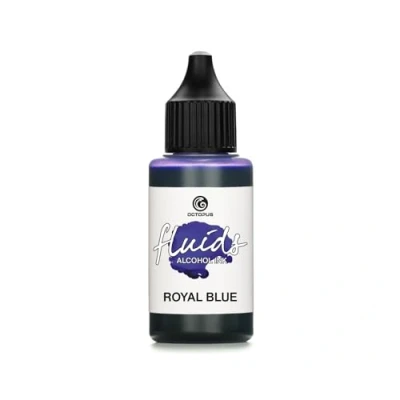Image of Octopus 30ml Fluids Alcohol Ink ROYAL blue for fluid art and resin,