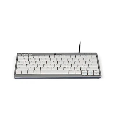 Image of Bakker Elkhuizen BNEU950US Keyboard US QWERTY Ultraboard 950 white silver