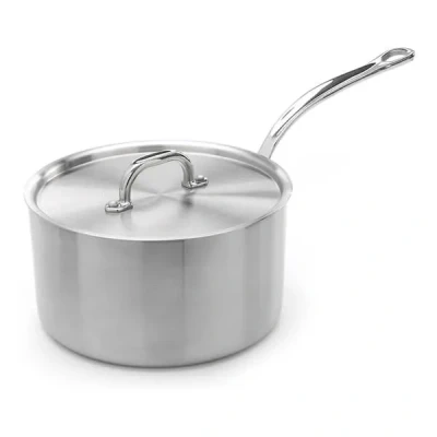 Image of Samuel Groves STP7506RH Classic 26cm Stainless Steel Triply Saucepan with Lid