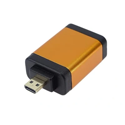 Image of PremiumCord HDMI Type A to Micro D Female Male Adapter 4K @ 60Hz Full HD 1080p Colour: Orange