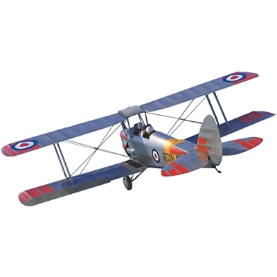 Image of Airfix Model Set A04104A de Havilland Tiger Moth Building Kit Plastic Plane Kits for Adults &amp; Children 8+, Includes Sprues and Decals 1:48 Scale