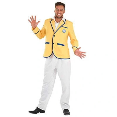 Image of Fun Shack Mens Holiday Camp Fancy Dress Costume, 80s Men, Costume Halloween Costumes For Men X Large