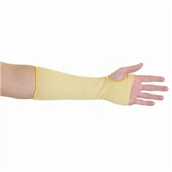 Image of Beeswift Glovezilla Para Aramid Sleeve with Thumb Holes 12inch Cut Resistant Arm Protection PPE Occupational Health &amp; Safety Personal Protective Equipment GZ13Y12TH 1 Pair