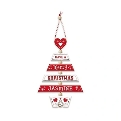 Image of History &amp; Heraldry Christmas Tree Decoration Jasmine 269800420 Wooden Hand Crafted